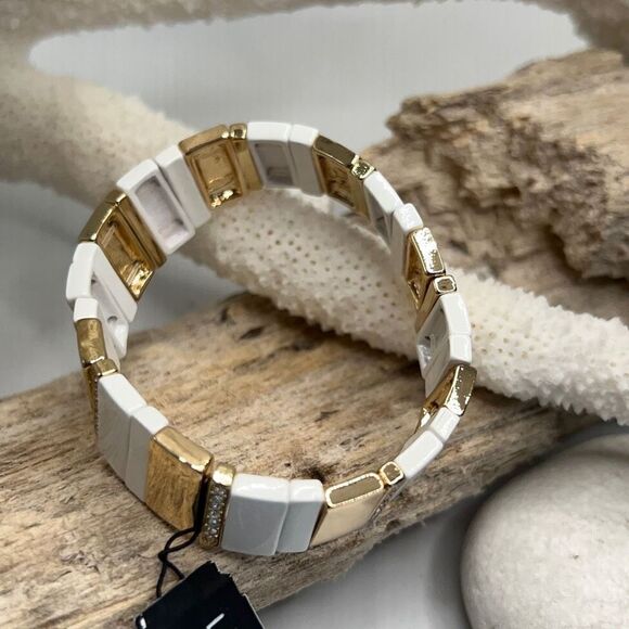 White Gold Bracelet LAUNDRY Shelli Segal $16ea or Bundle 3/$25 - Picture 7 of 9